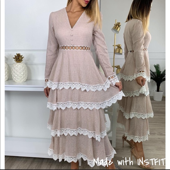 Endless Rose Linen And Lace Rose Mauve 